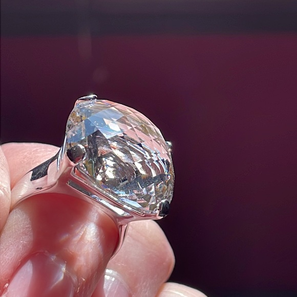 Swarovski ring retired. Sterling silver size 7 - Picture 5 of 14